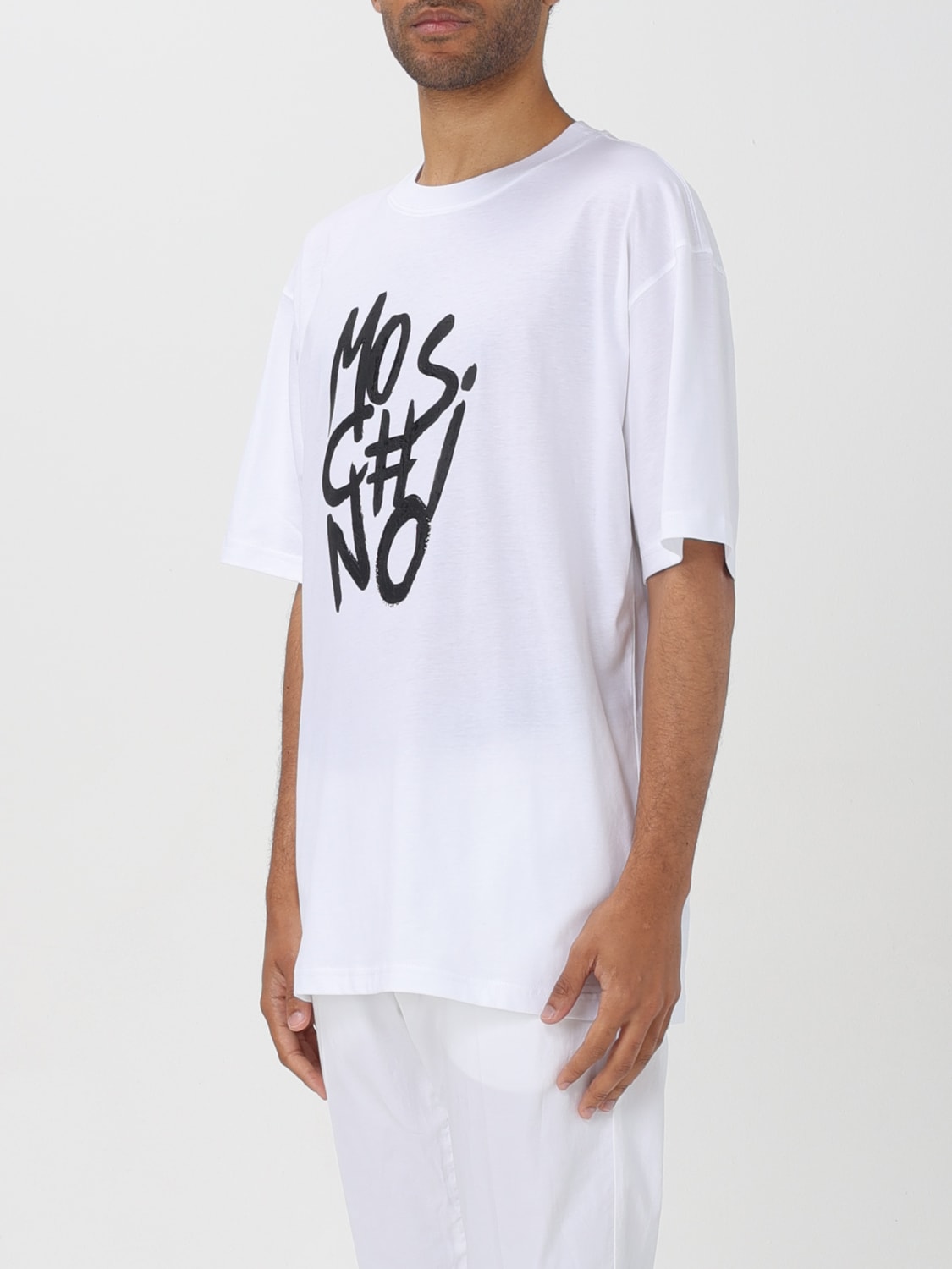 MOSCHINO COUTURE CAMISETA: Camiseta hombre Moschino Couture, Blanco - Img 3