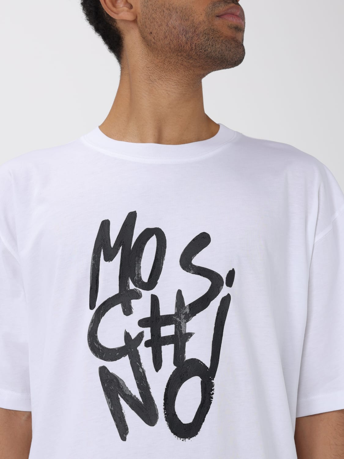 MOSCHINO COUTURE CAMISETA: Camiseta hombre Moschino Couture, Blanco - Img 4