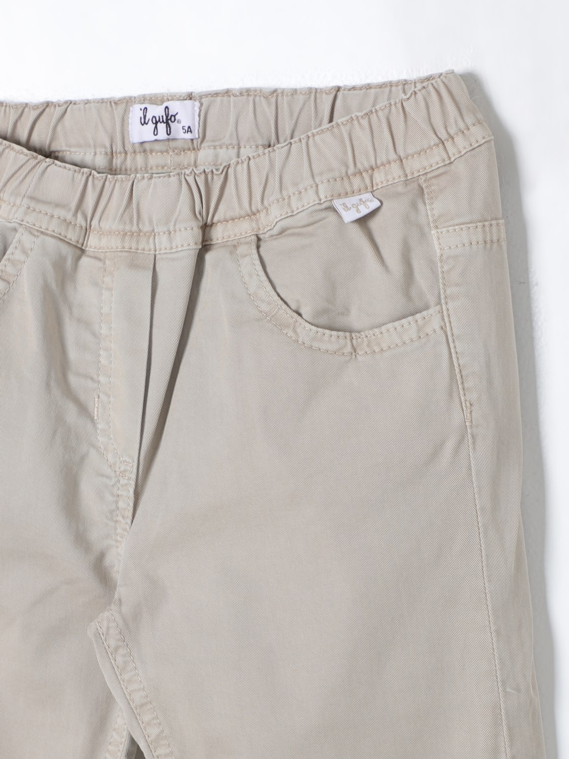 IL GUFO PANTALONE: Pantalone bambino Il Gufo, Beige - Img 3