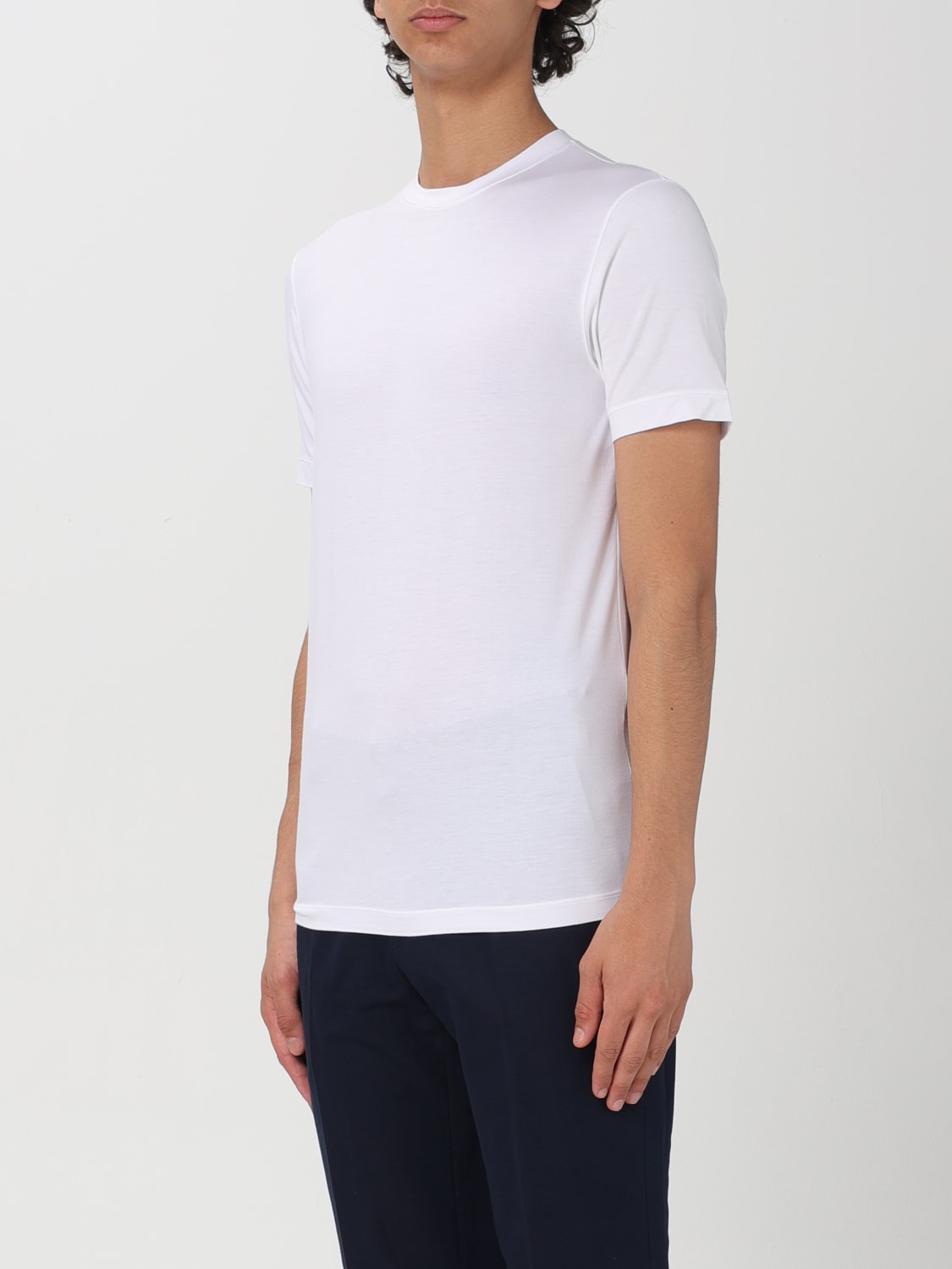 GIORGIO ARMANI T-SHIRT: T-shirt men Giorgio Armani, White - Img 3