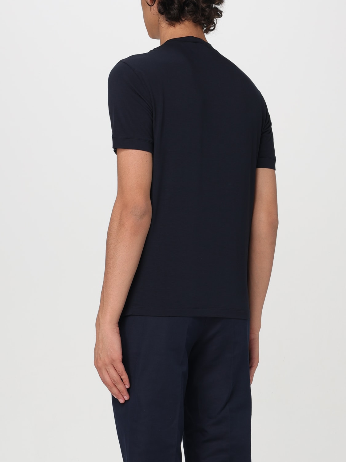 GIORGIO ARMANI T-SHIRT: T-shirt men Giorgio Armani, Navy - Img 2
