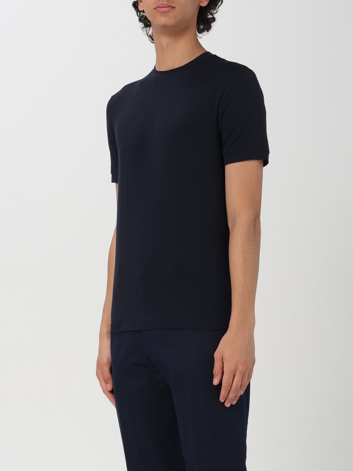 GIORGIO ARMANI T-SHIRT: T-shirt men Giorgio Armani, Navy - Img 3