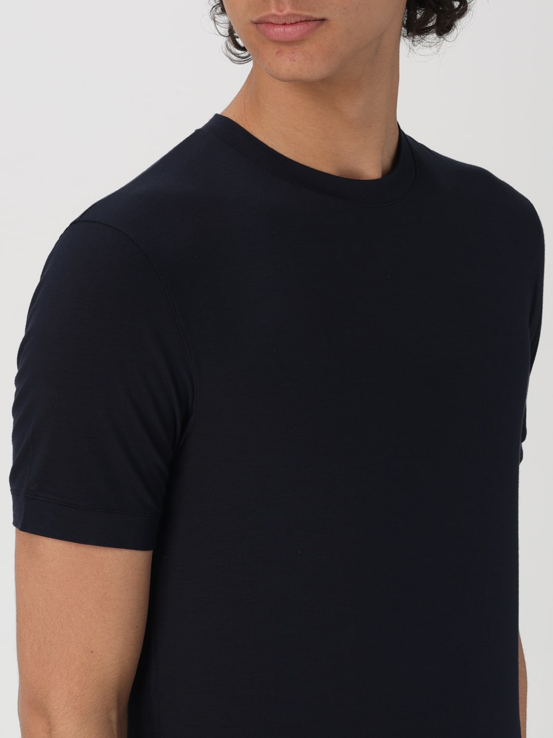 GIORGIO ARMANI T-SHIRT: T-shirt men Giorgio Armani, Navy - Img 4