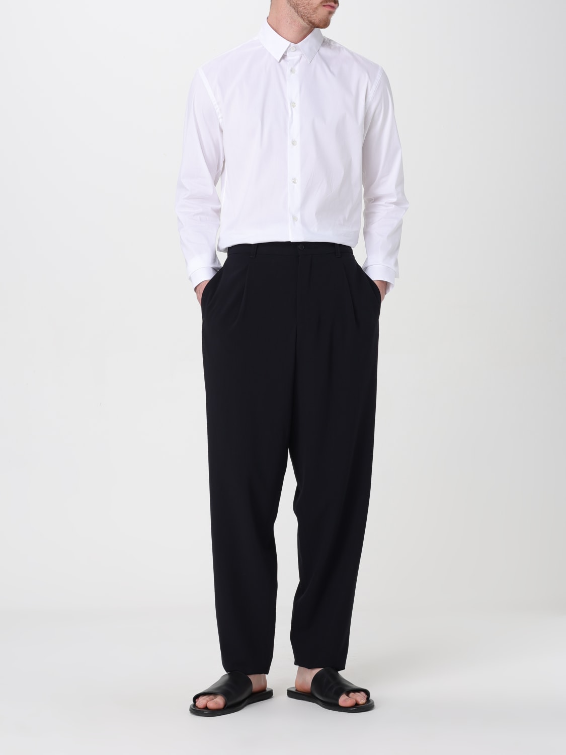 GIORGIO ARMANI PANTS: Pants men Giorgio Armani, Blue - Img 2