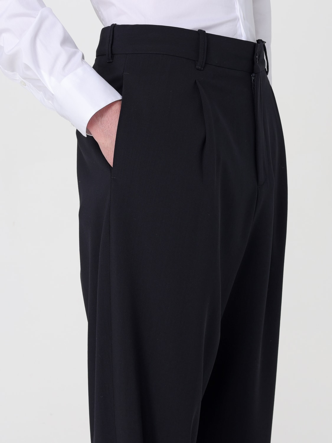 GIORGIO ARMANI PANTS: Pants men Giorgio Armani, Blue - Img 5