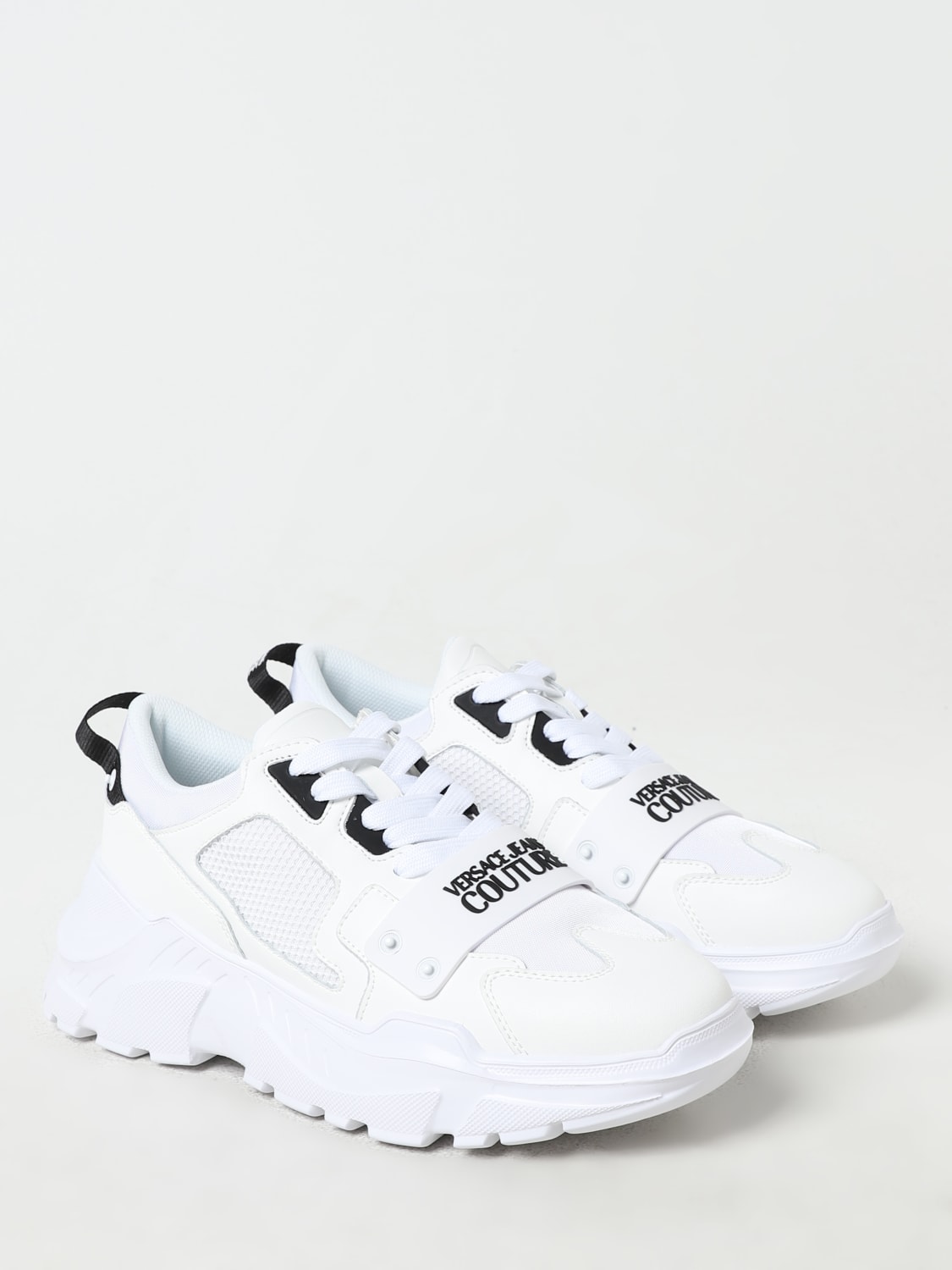 VERSACE JEANS COUTURE SNEAKERS: Sneakers men Versace Jeans Couture, White - Img 2