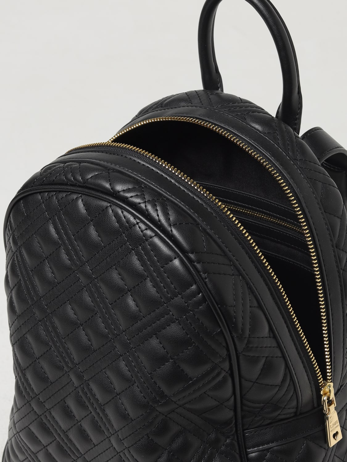 LOVE MOSCHINO BACKPACK: Handbag woman Love Moschino, Black - Img 4