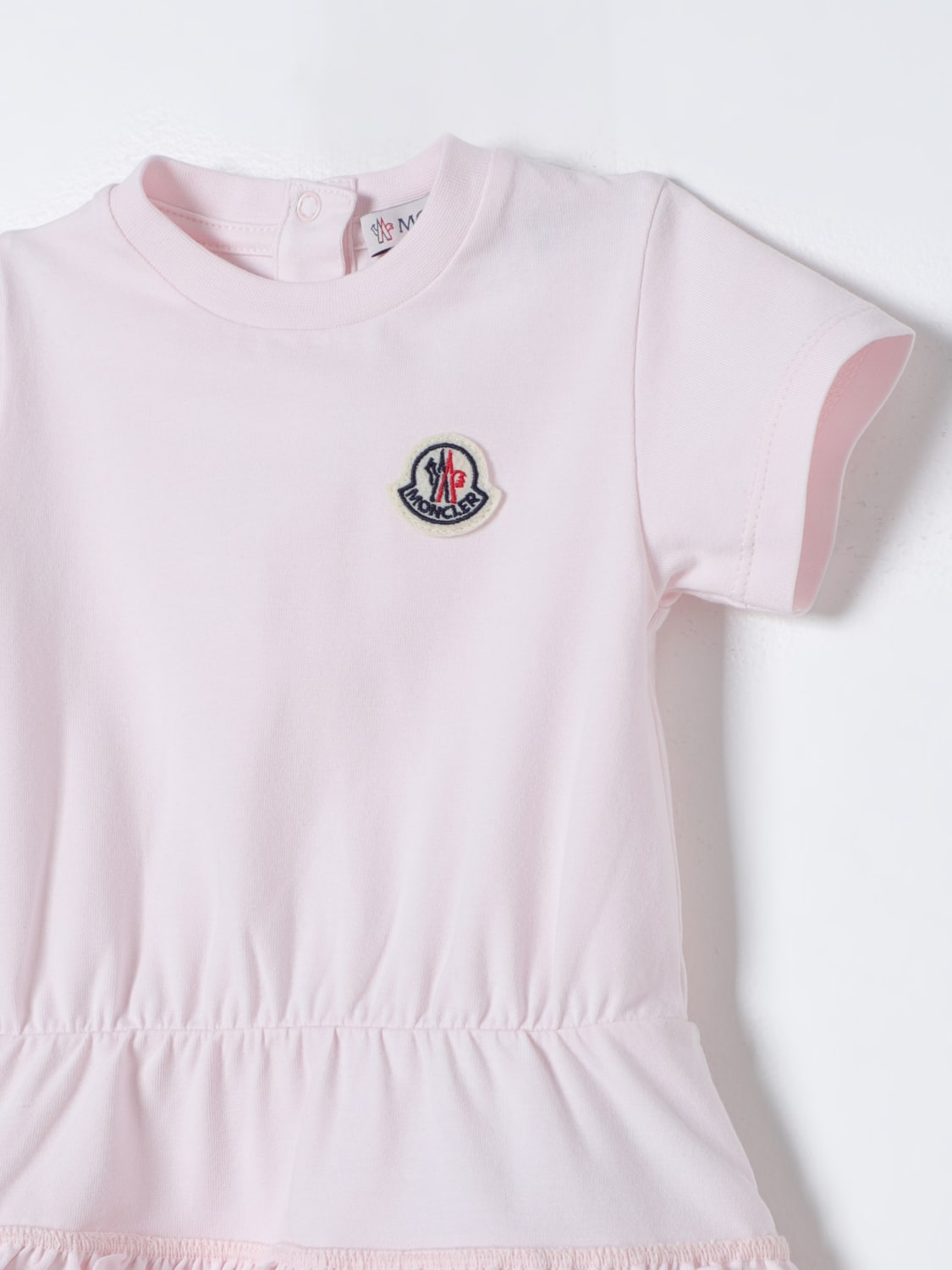 MONCLER Robe enfant Rose Robe Moncler 8I0000058790N en ligne sur GIGLIO.COM