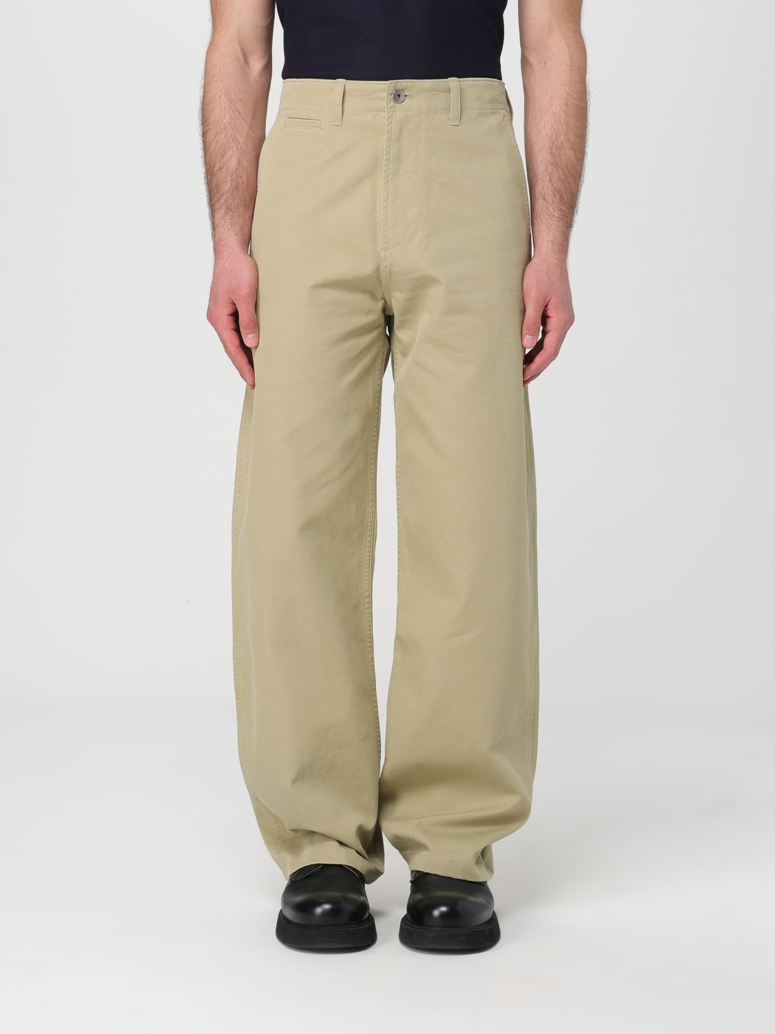 BURBERRY PANTS: Pants men Burberry, Beige - Img 1