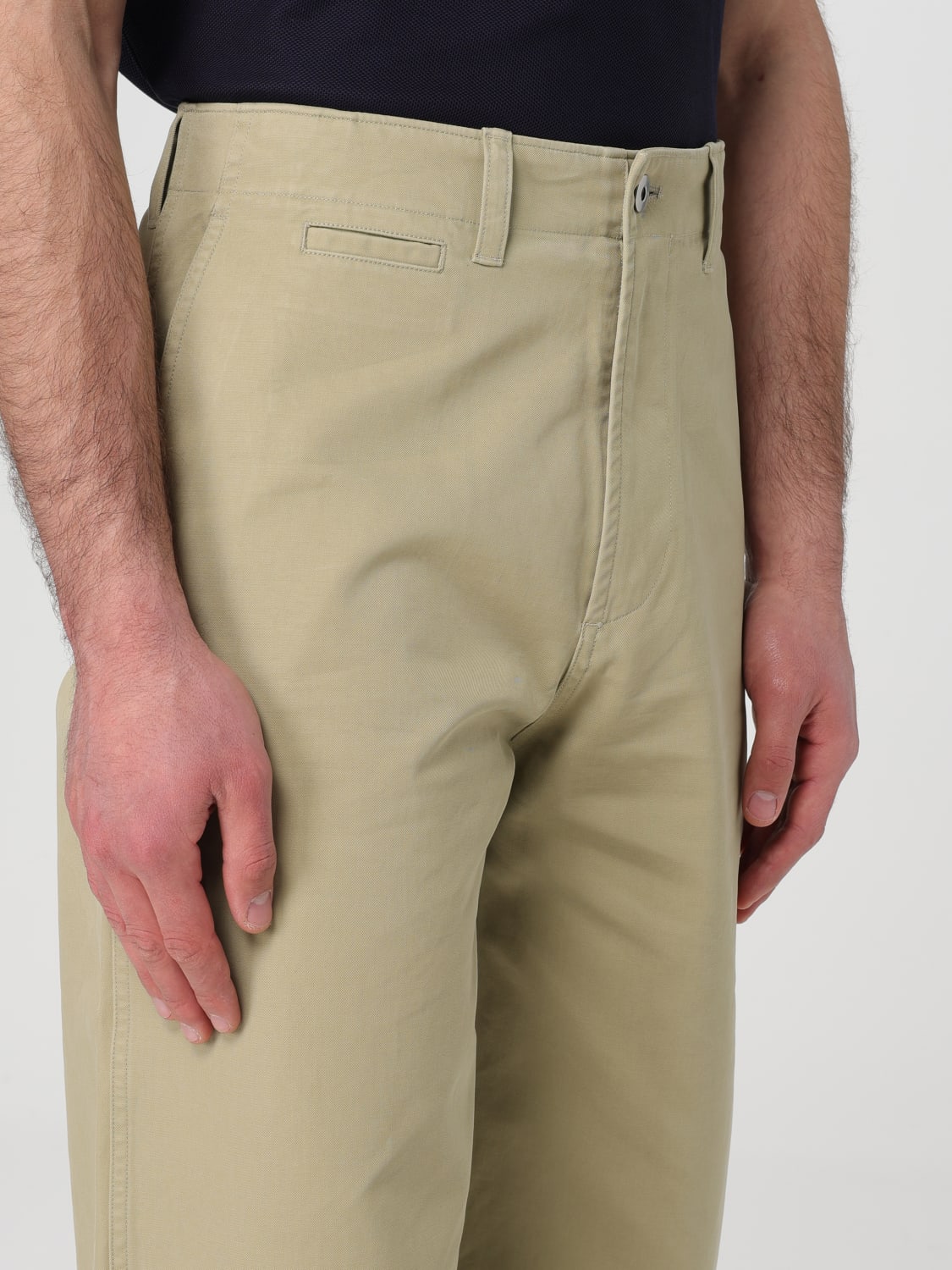 BURBERRY PANTS: Pants men Burberry, Beige - Img 5