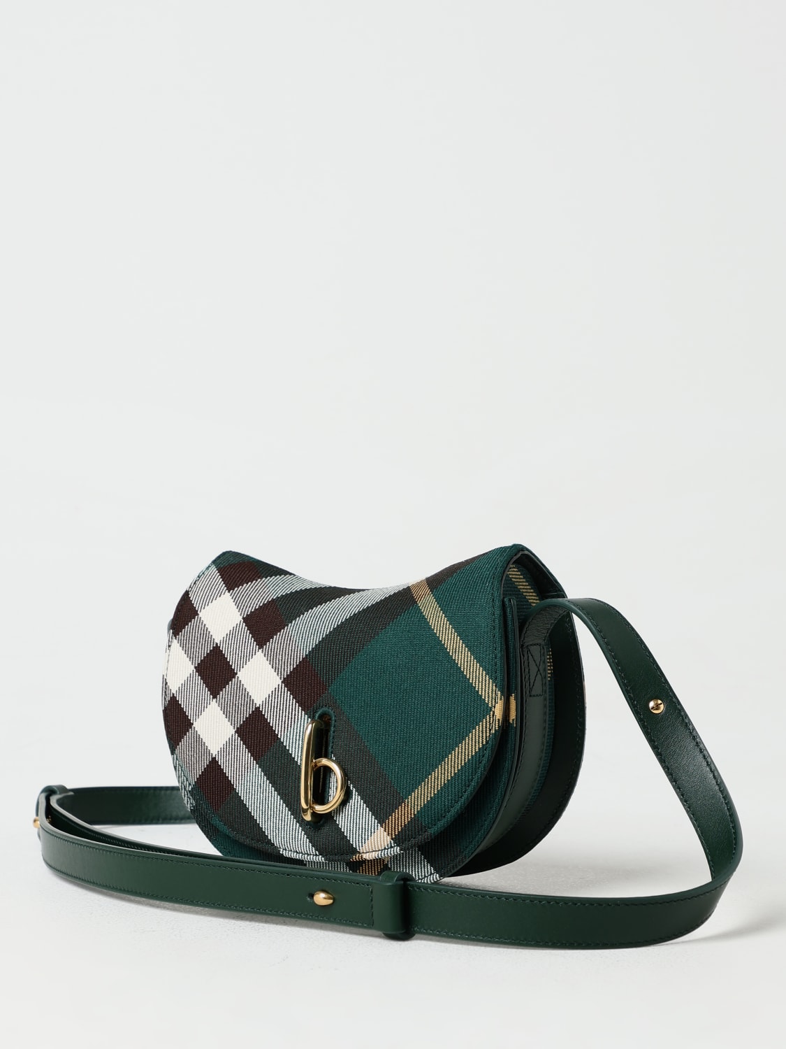 BURBERRY SHOULDER BAG: Shoulder bag woman Burberry, Green - Img 4