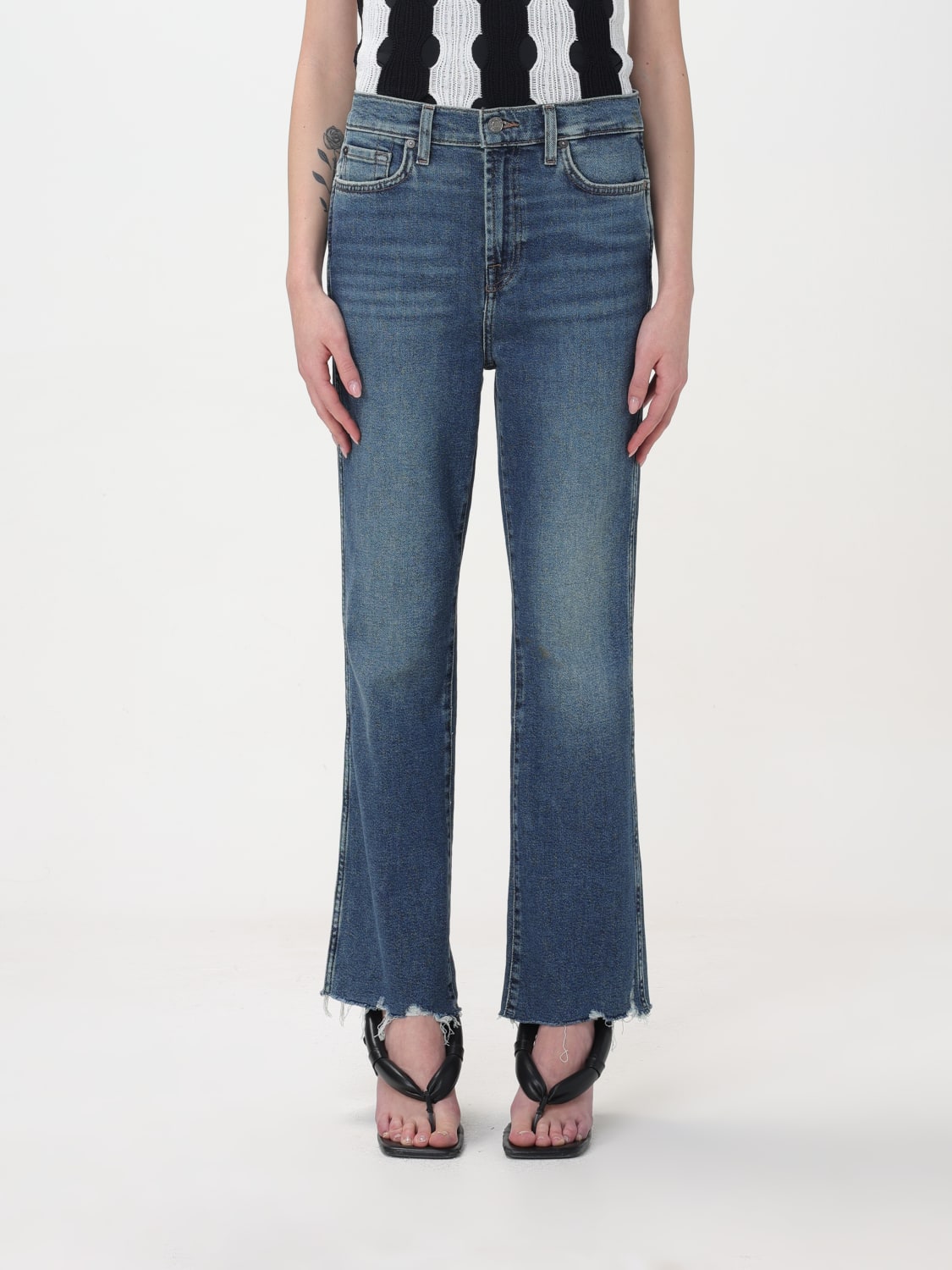 7 For All Mankind Outlet Jeans femme Bleu Jeans 7 For All Mankind JSHSA910VS en ligne sur GIGLIO.COM
