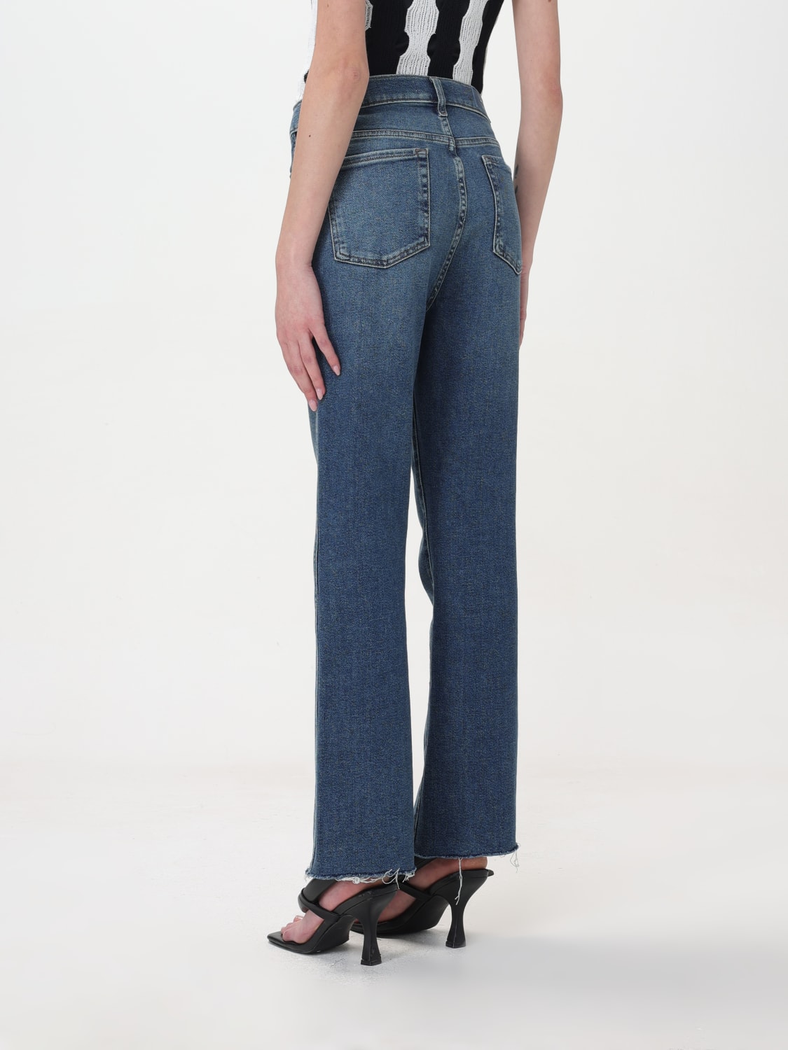 7 For All Mankind Outlet Jeans femme Bleu Jeans 7 For All Mankind JSHSA910VS en ligne sur GIGLIO.COM