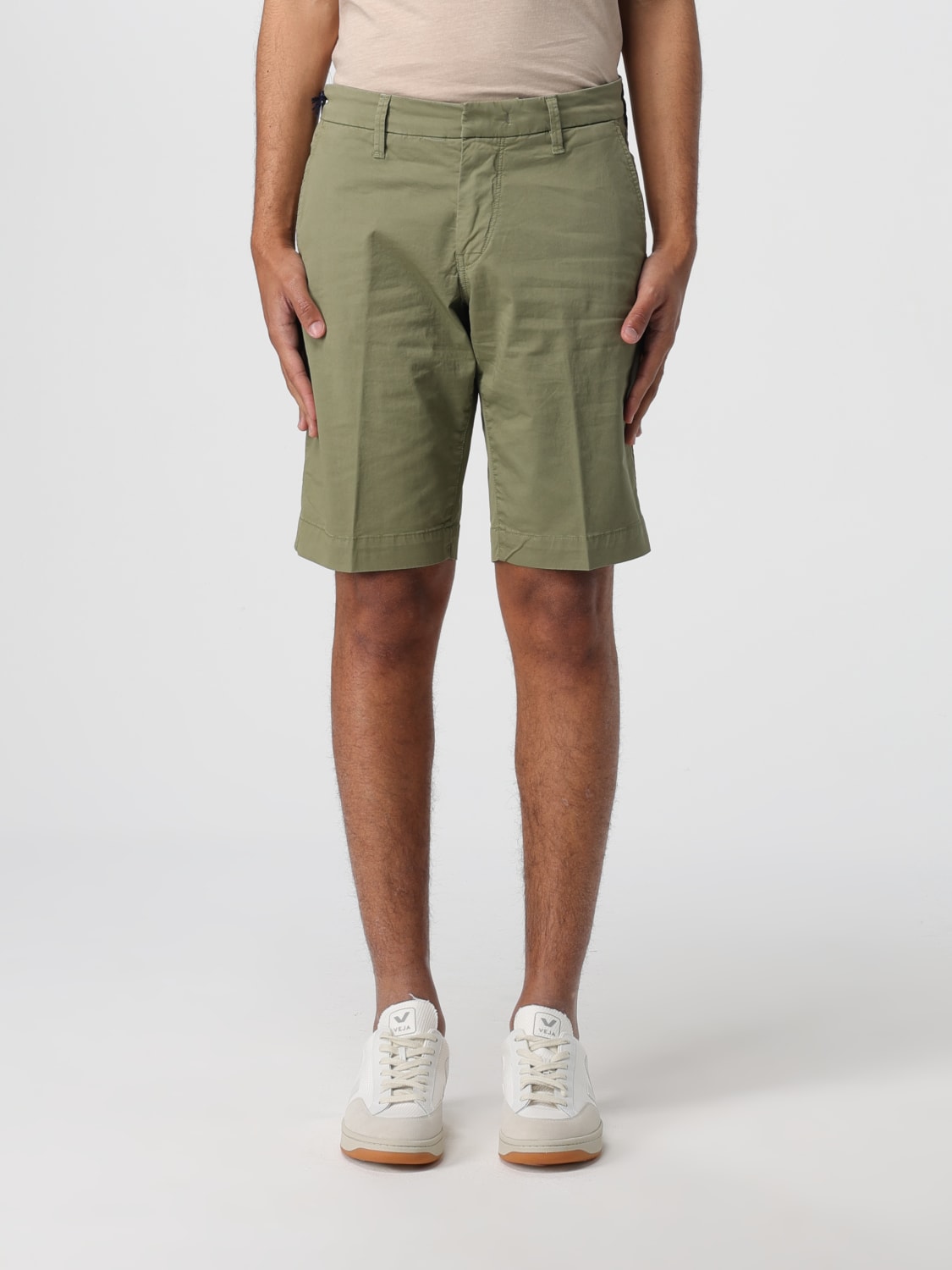 FAY PANTALONCINO: Pantaloncino Fay in cotone , Verde - Img 1