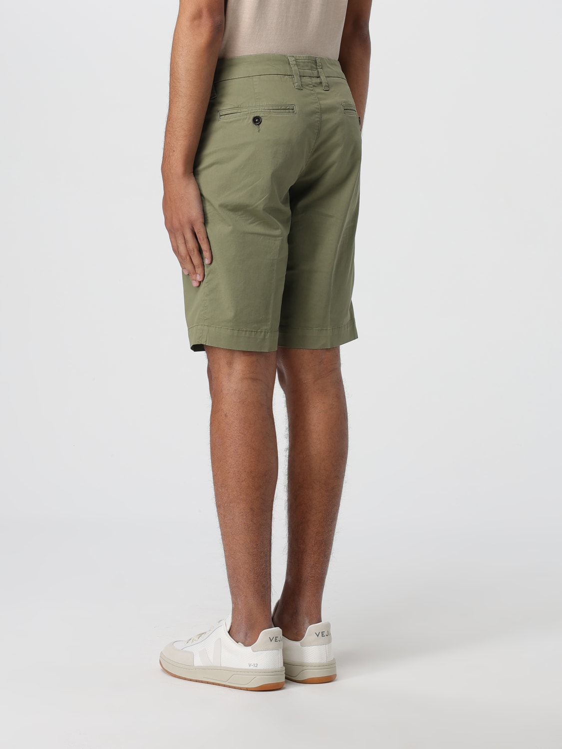 FAY PANTALONCINO: Pantaloncino Fay in cotone , Verde - Img 2