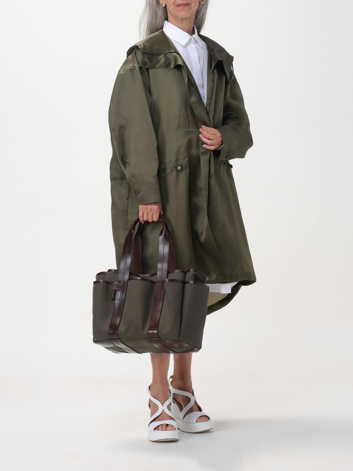 MAX MARA SCHULTERTASCHE: Schultertasche damen Max Mara, Grün - Img 2