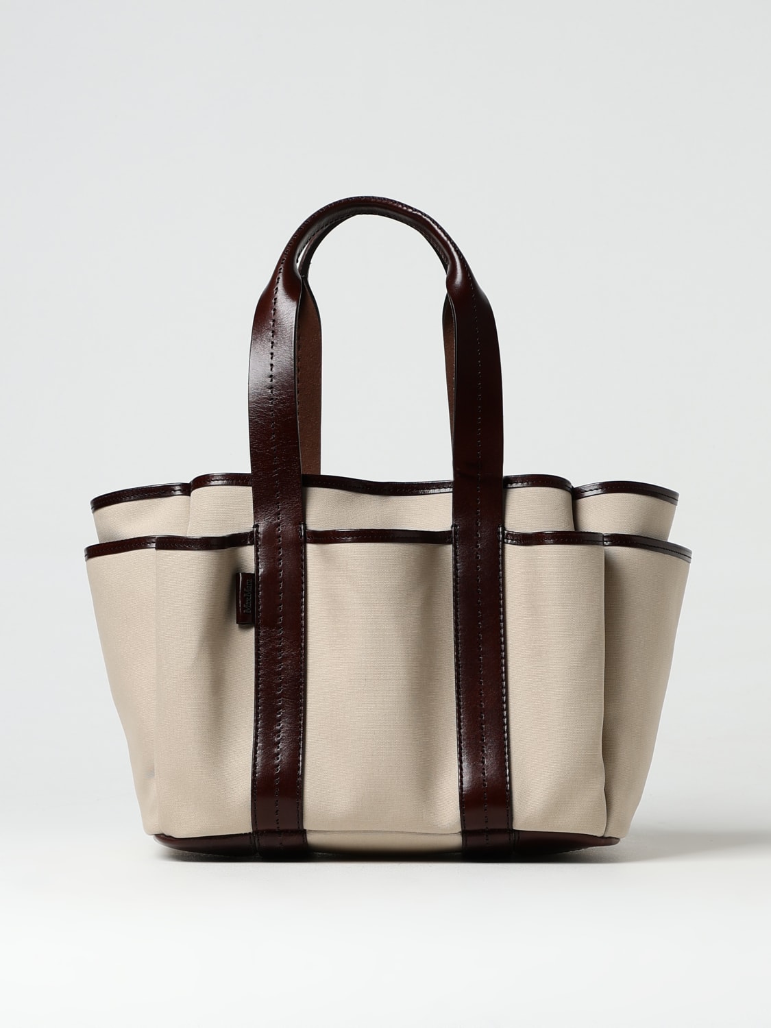 MAX MARA: Schultertasche damen - Beige | Max Mara Schultertasche 