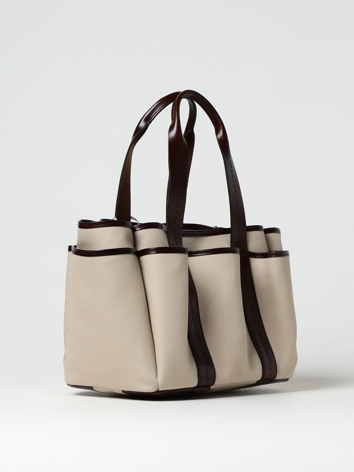 MAX MARA: Schultertasche damen - Beige | Max Mara Schultertasche 