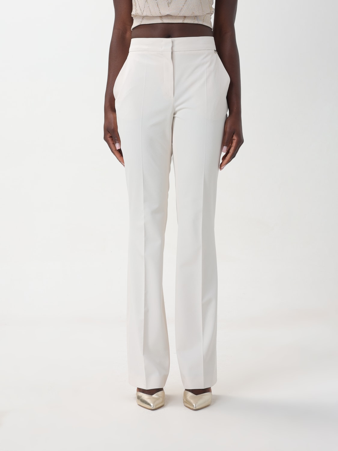 LIU JO PANTS: Pants woman Liu Jo, White - Img 1