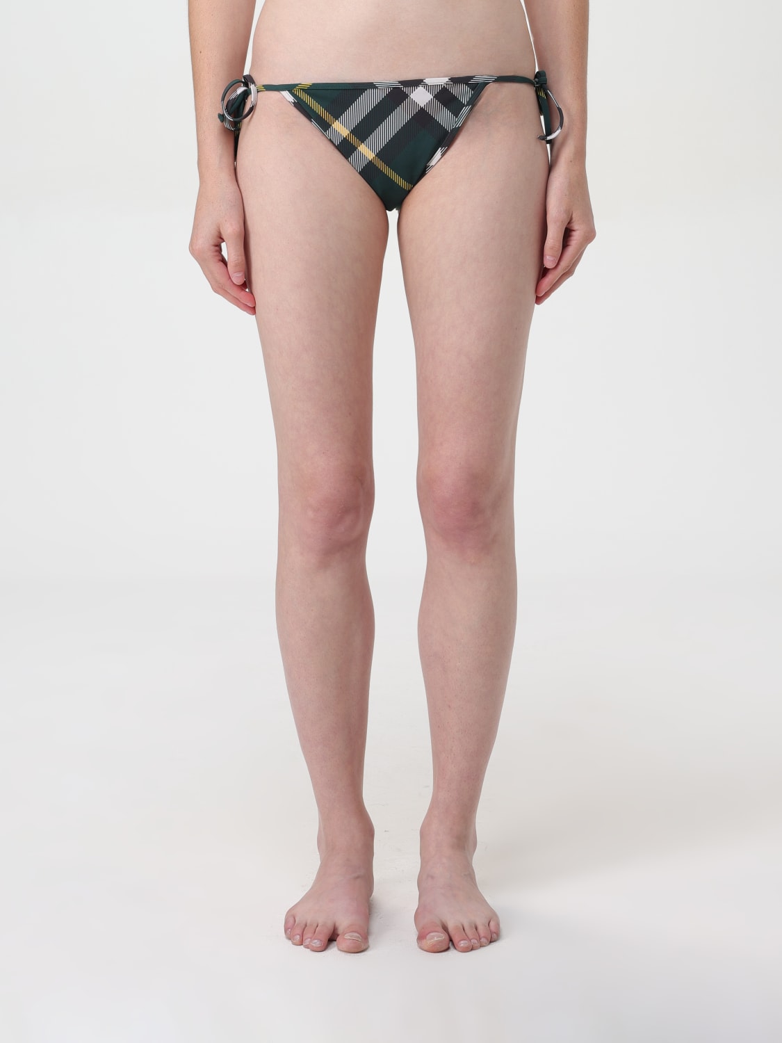 BURBERRY Swimsuit woman Green Burberry swimsuit 8082750 online at GIGLIO.COM