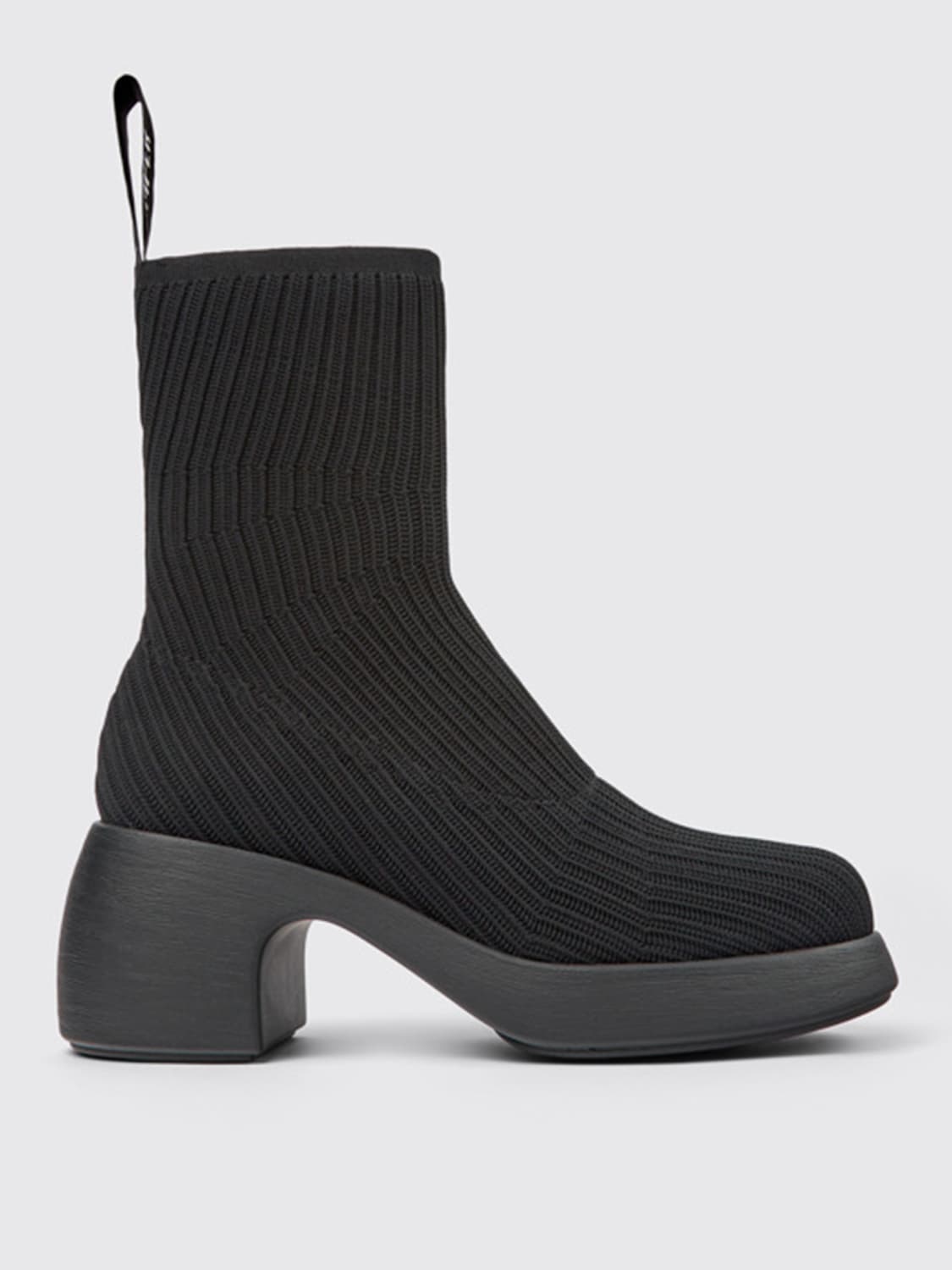 CAMPER FLAT ANKLE BOOTS: Flat ankle boots woman Camper, Black - Img 1