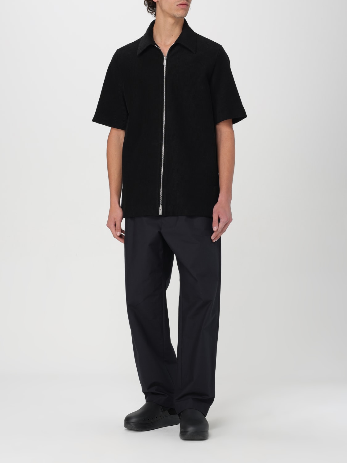 JIL SANDER シャツ: Tシャツ メンズ Jil Sander, ブラック - Img 2