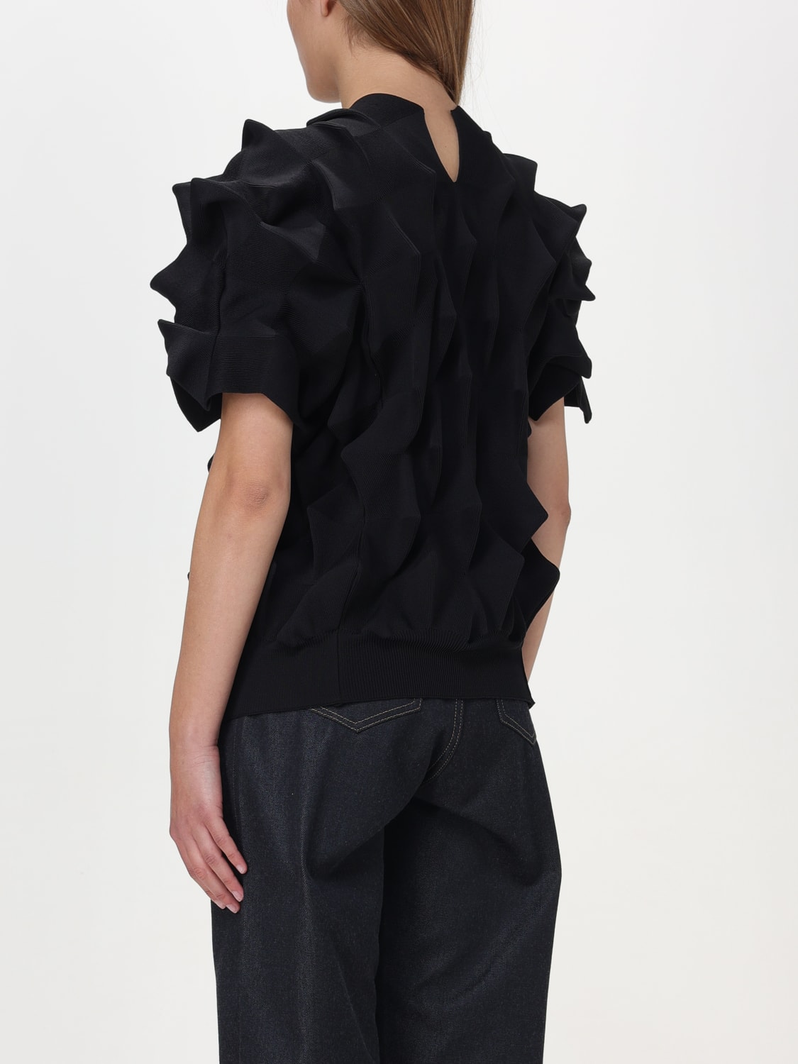 JUNYA WATANABE 카디건: 카디건 여성 Junya Watanabe, 블랙 - Img 3