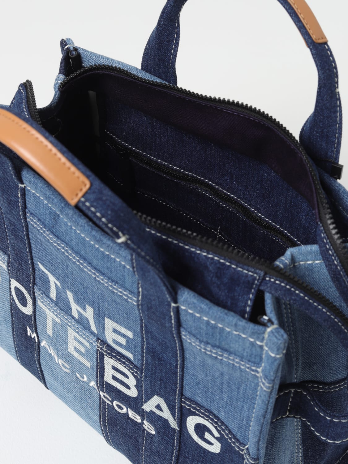 MARC JACOBS SAC CABAS: Sac porté épaule femme Marc Jacobs, Bleu - Img 3