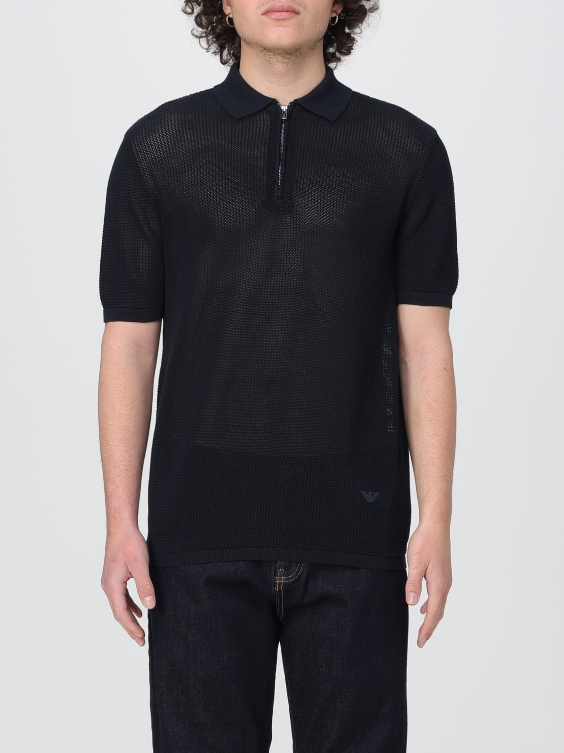 Emporio Armani Outlet Polo uomo Blue Polo Emporio Armani 3D1MXT1MQCZ online su GIGLIO.COM