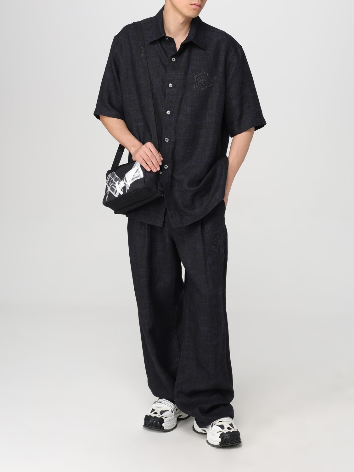 OFF-WHITE PANTS: Jeans men Off-white, Black - Img 2