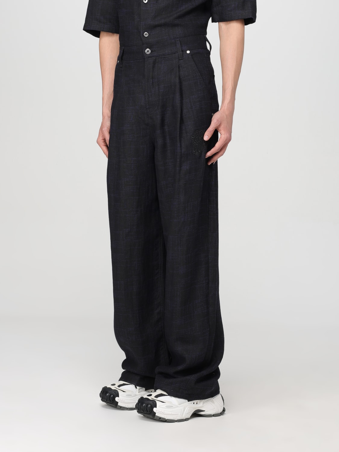 OFF-WHITE PANTS: Jeans men Off-white, Black - Img 4