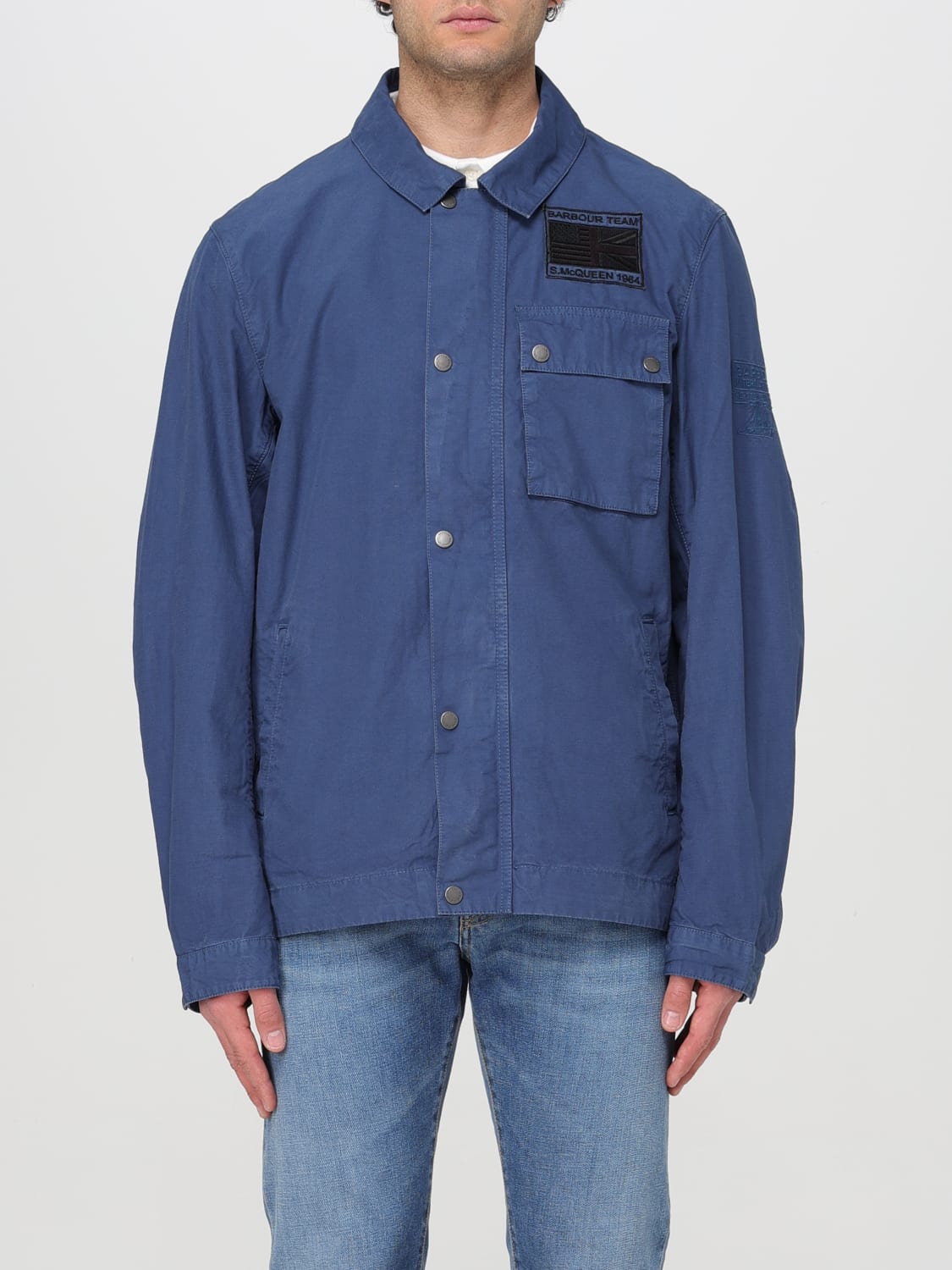 Barbour Outlet: Blazer men - Blue | Barbour jacket MCA0976 online at ...