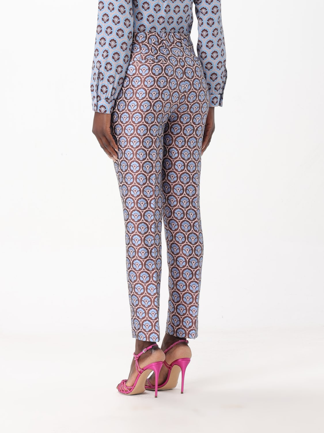 パンツ ETRO Woman Pants Gnawed Blue WREA000399TFA07 S9880 Etro Outlet: Pants woman - Gnawed Blue | Etro pants