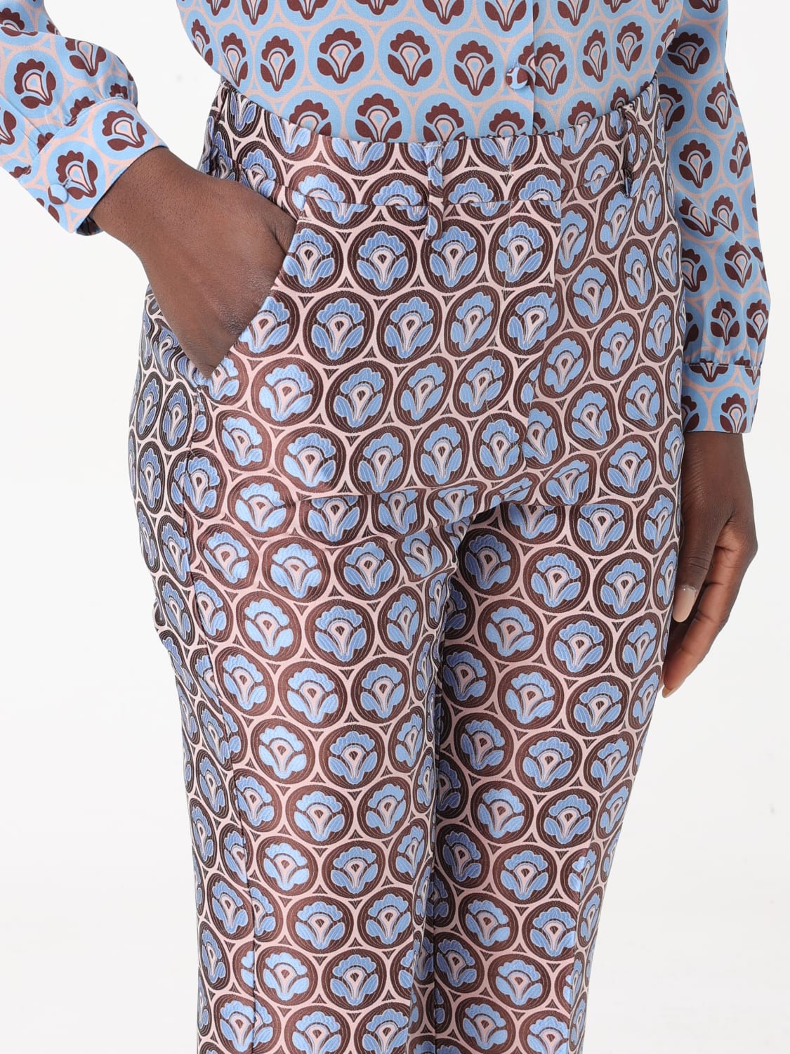 パンツ ETRO Woman Pants Gnawed Blue WREA000399TFA07 S9880 Etro Outlet: Pants woman - Gnawed Blue | Etro pants