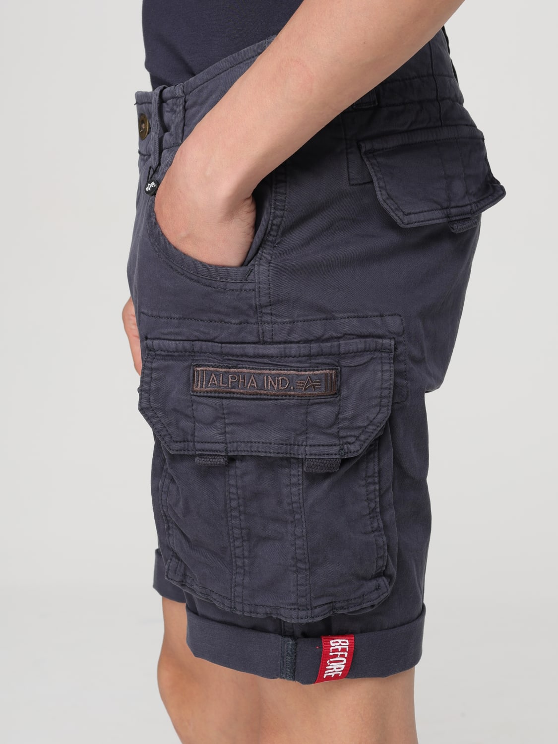 ALPHA INDUSTRIES SHORTS: Short men Alpha Industries, Blue - Img 3