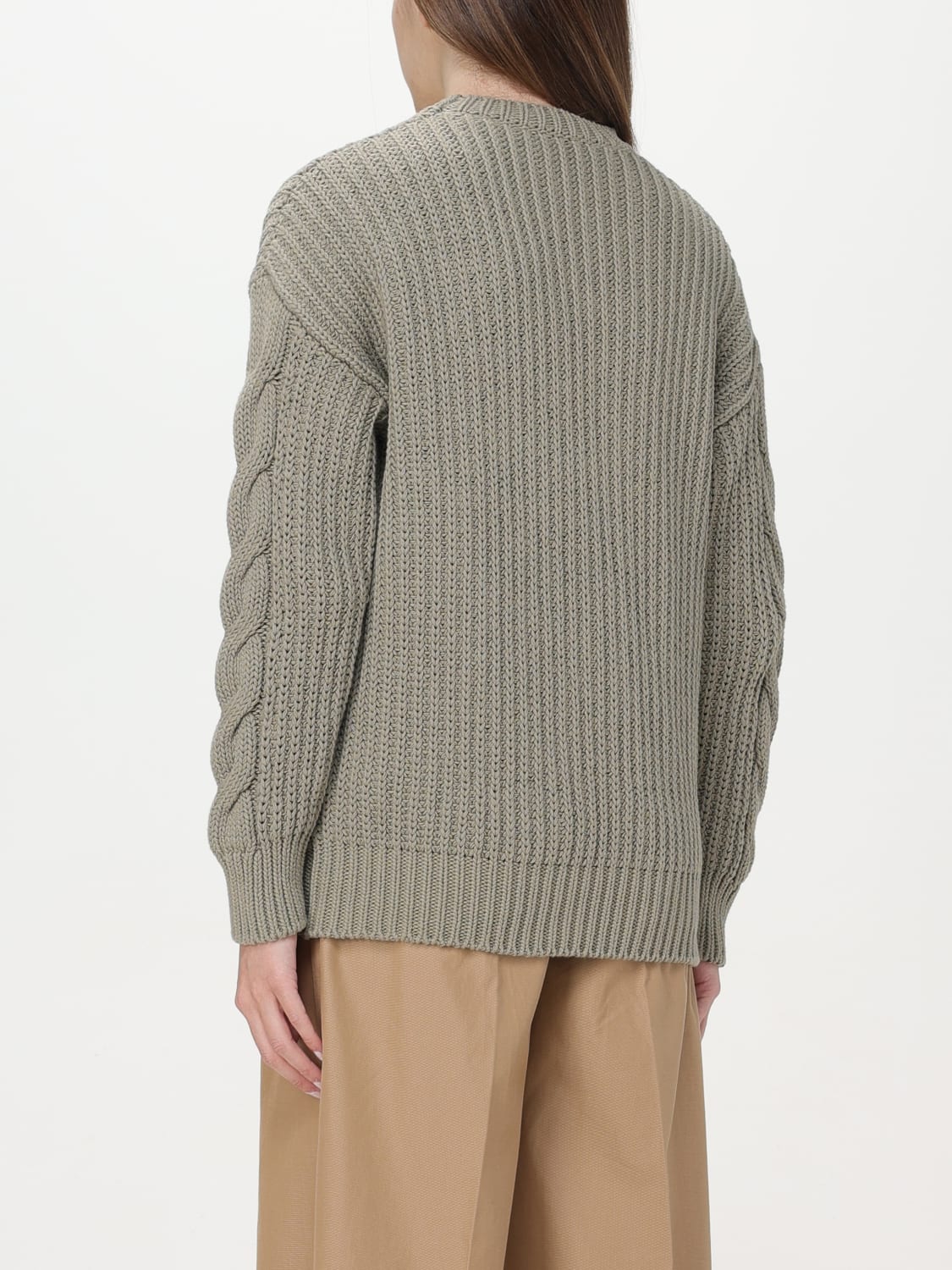 MAX MARA SWEATER: Sweater woman Max Mara, Kaki - Img 3