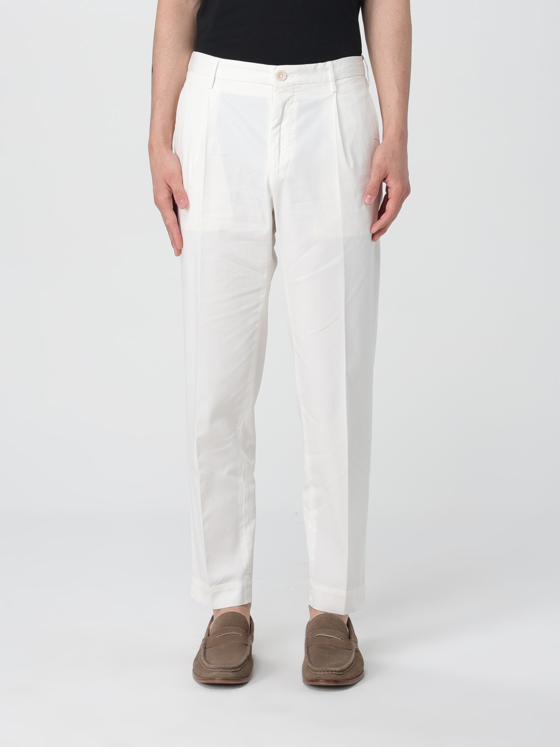 INCOTEX PANTS: Pants men Incotex, White - Img 1