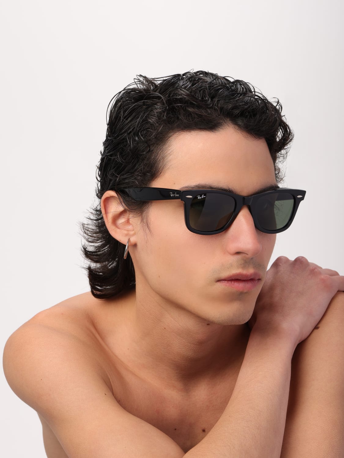 RAY-BAN SUNGLASSES: Sunglasses men Ray-ban, Black 1 - Img 2