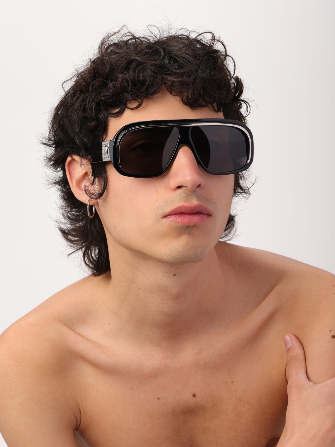 PALM ANGELS SUNGLASSES: Sunglasses men Palm Angels, Black - Img 2