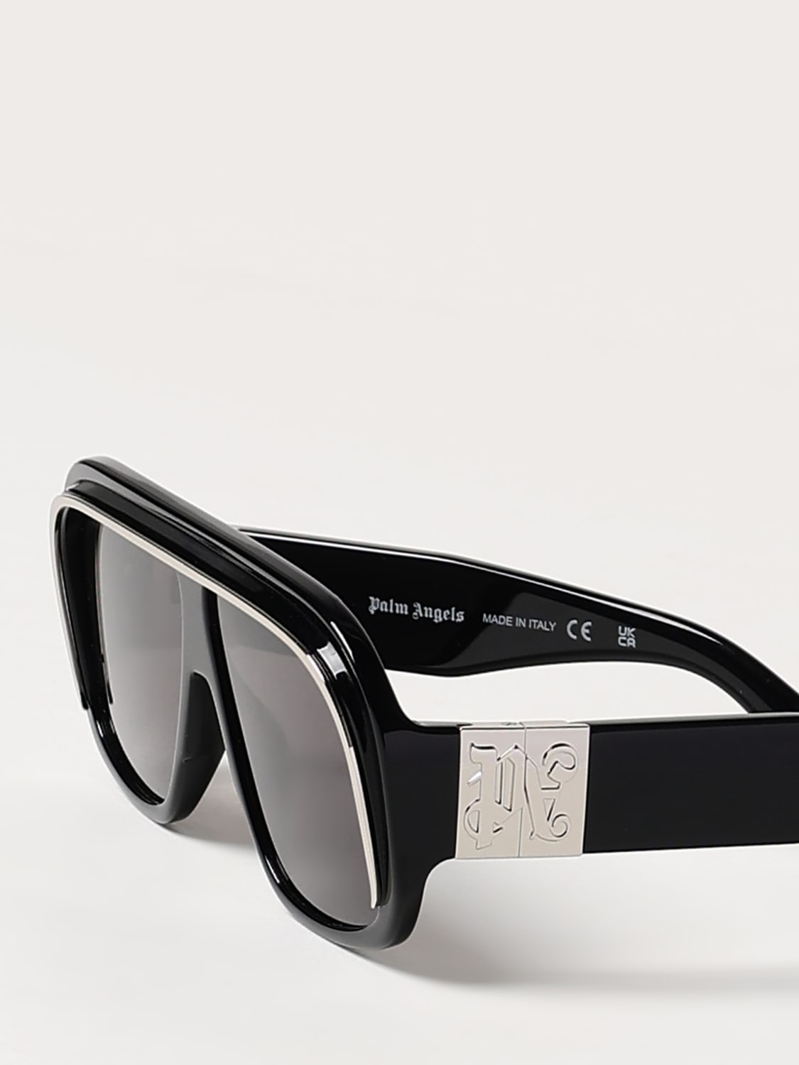 PALM ANGELS SUNGLASSES: Sunglasses men Palm Angels, Black - Img 5