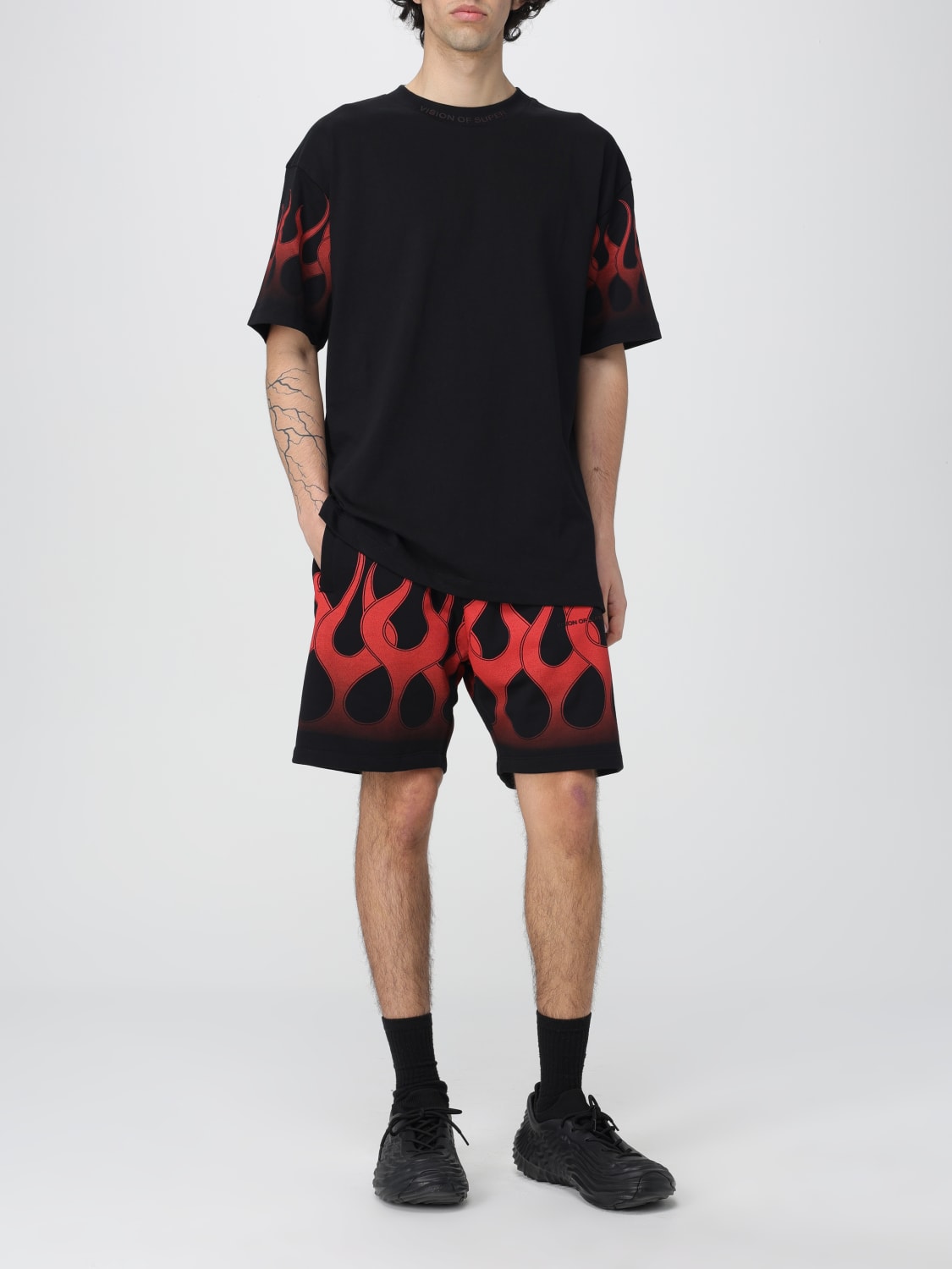 VISION OF SUPER: T-shirt men - Black | Vision Of Super t
