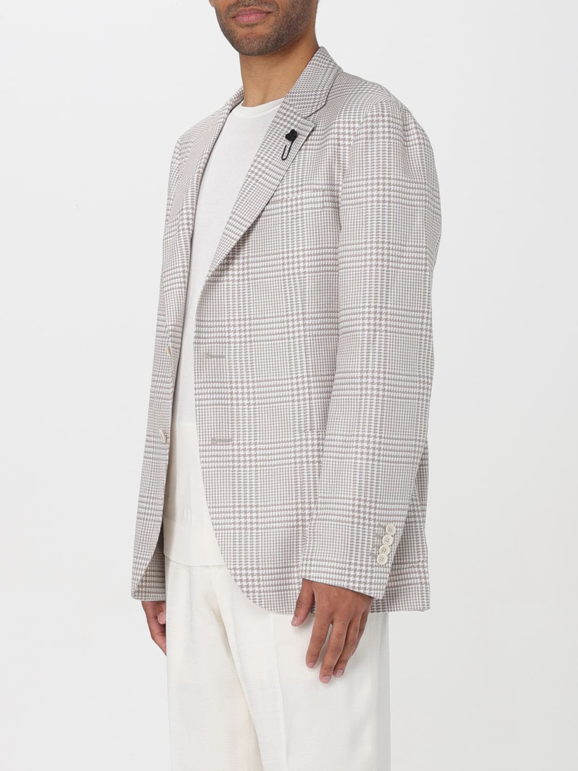 LARDINI BLAZER: Veste homme Lardini, Marron - Img 3