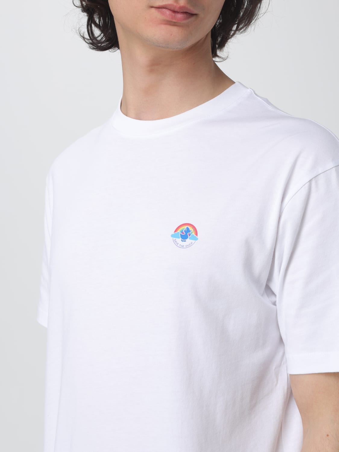 Tシャツ・カットソー SAVE THE DUCK Men T-shirt Blue DT1709MBESY20 90000 SAVE THE DUCK: T-shirt men - Blue | Save The Duck t-shirt
