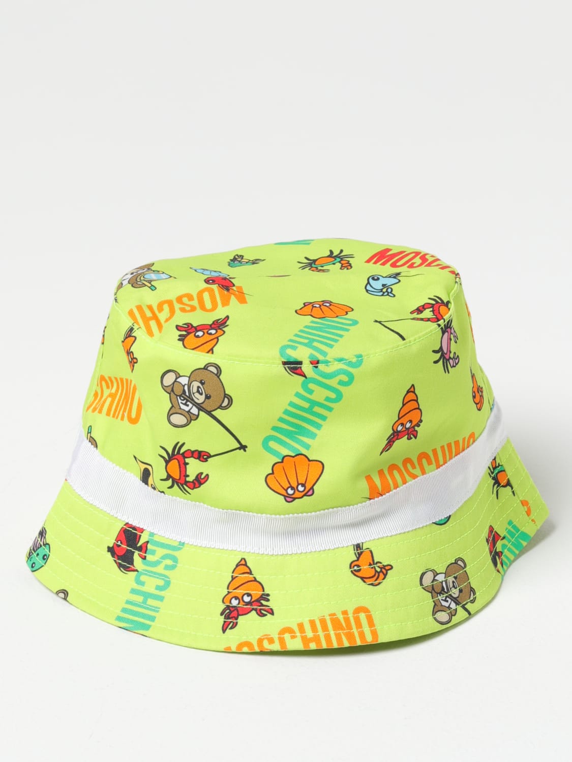 Hat MOSCHINO BABY Kids color Lime