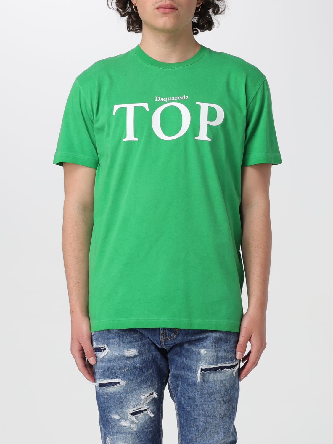 Giglio T-shirt Top Dsquared2 in cotone