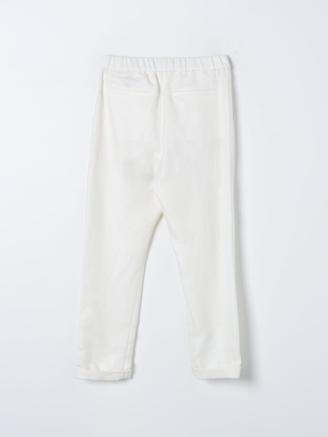 BRUNELLO CUCINELLI PANTS: Pants kids Brunello Cucinelli, White - Img 2