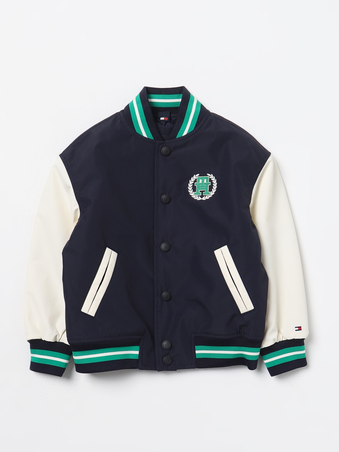 TOMMY HILFIGER JACKET: Tommy Hilfiger kids jacket, Blue - Img 1