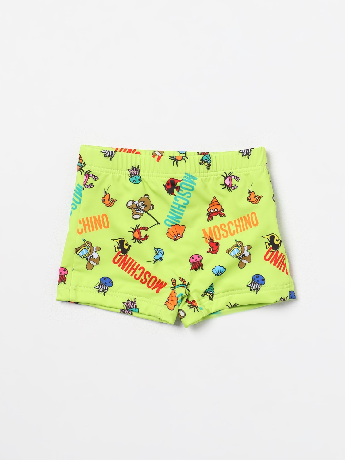 MOSCHINO SWIMSUIT: Swimsuit kids Moschino Baby, Lime - Img 1