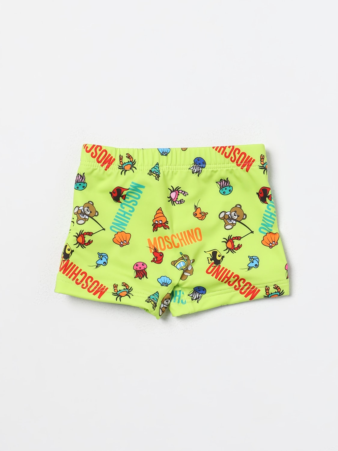 MOSCHINO SWIMSUIT: Swimsuit kids Moschino Baby, Lime - Img 2