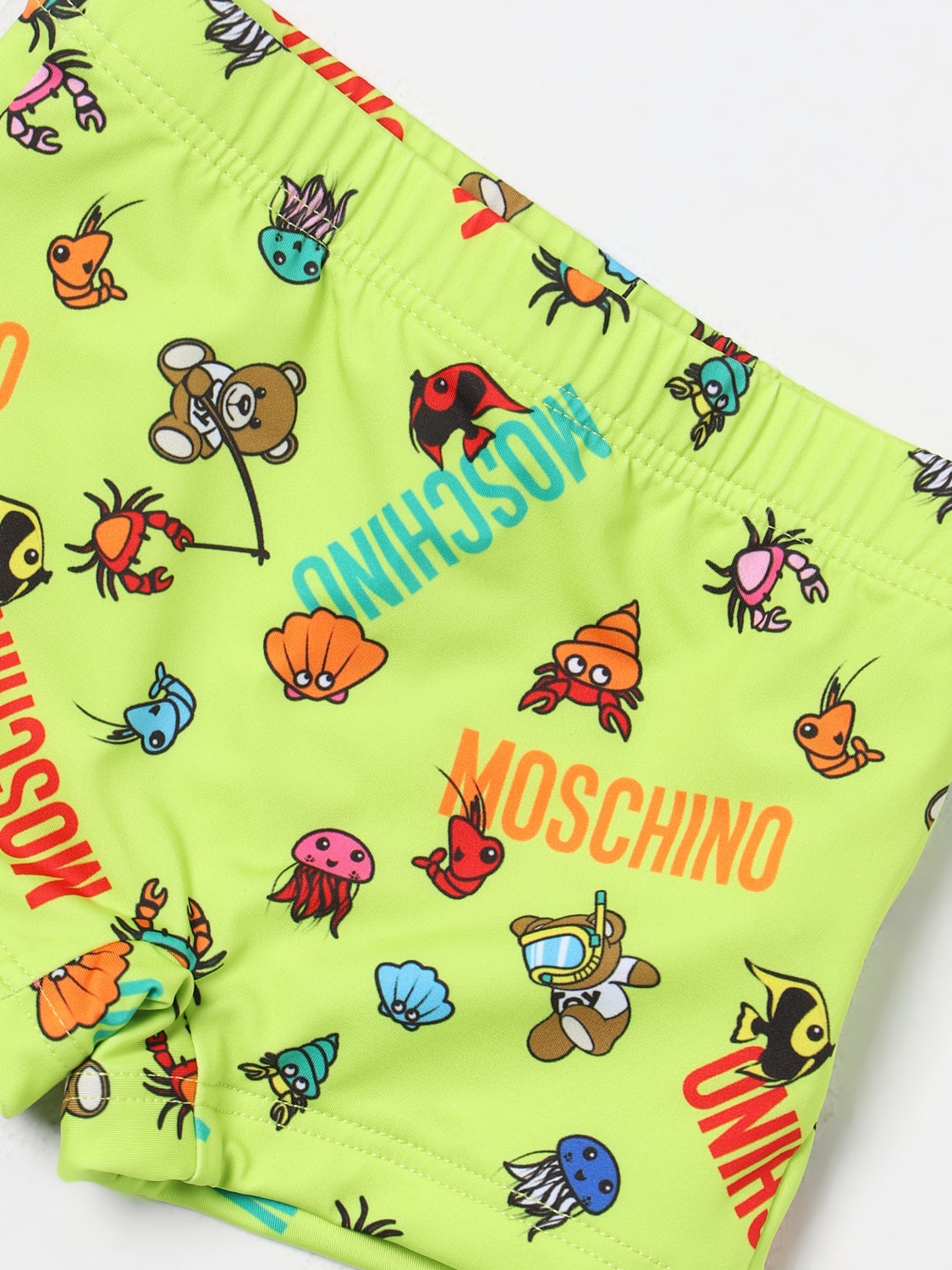 MOSCHINO SWIMSUIT: Swimsuit kids Moschino Baby, Lime - Img 3